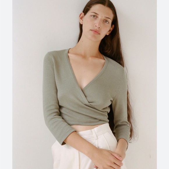 Shaina Mote wrap top - Picture 5 of 5